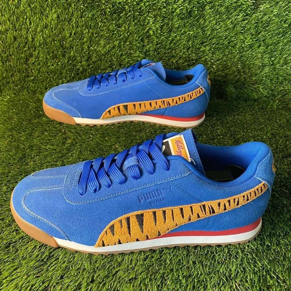PUMA Roma x Kellogg's Frosted Flakes‎ Tony Tiger Sneakers Men' Sz 10 (388060-01)
